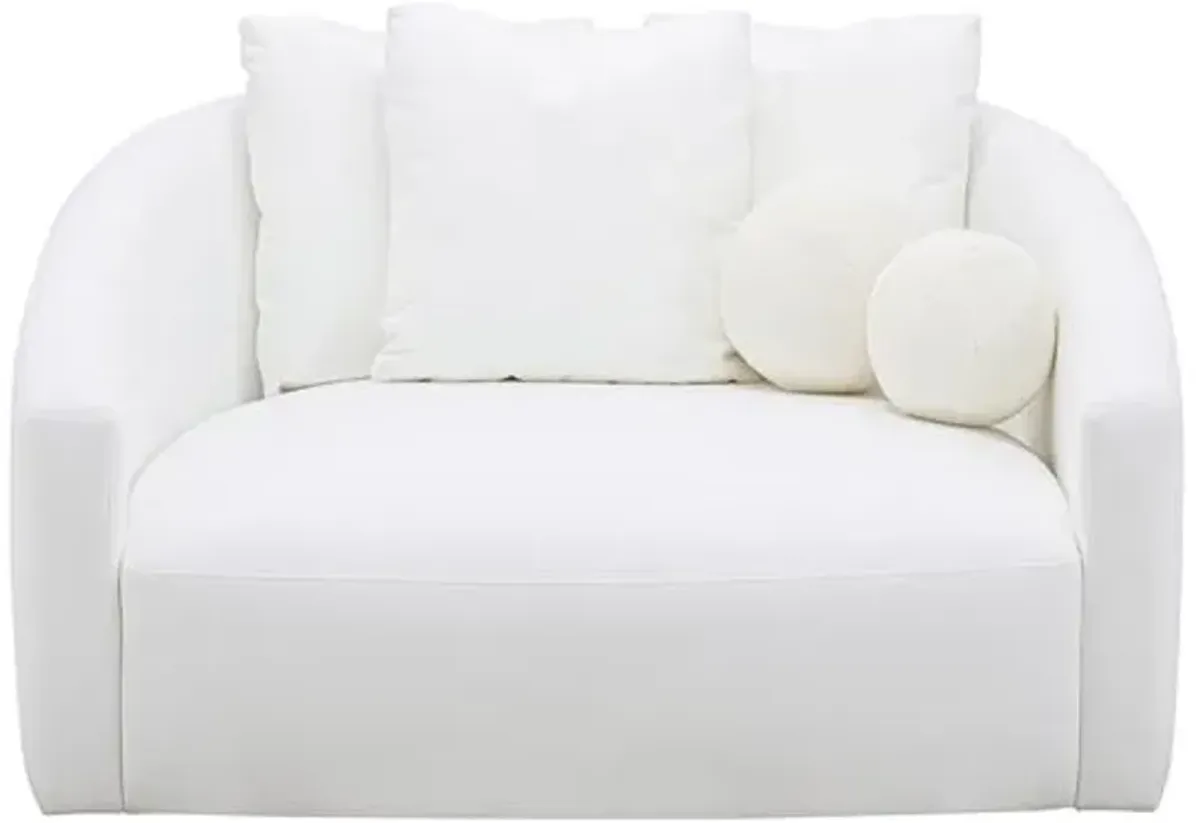 Jackson Linen Daybed - Cream - White - Comfortable, Sturdy