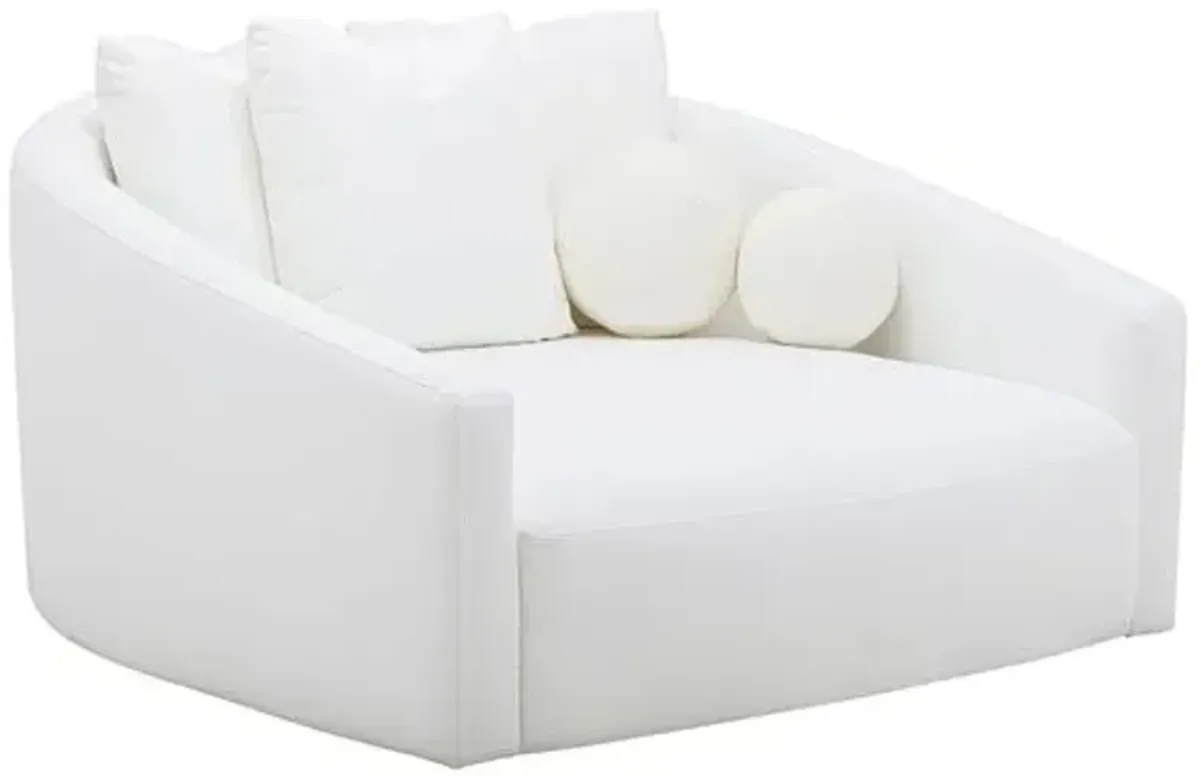 Jackson Linen Daybed - Cream - White - Comfortable, Sturdy