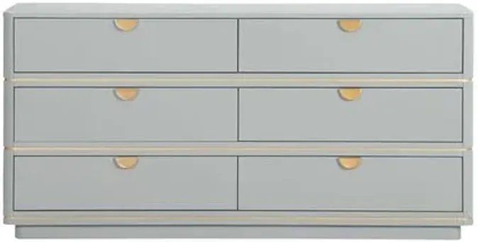 Remi 6-Drawer Dresser - Gray