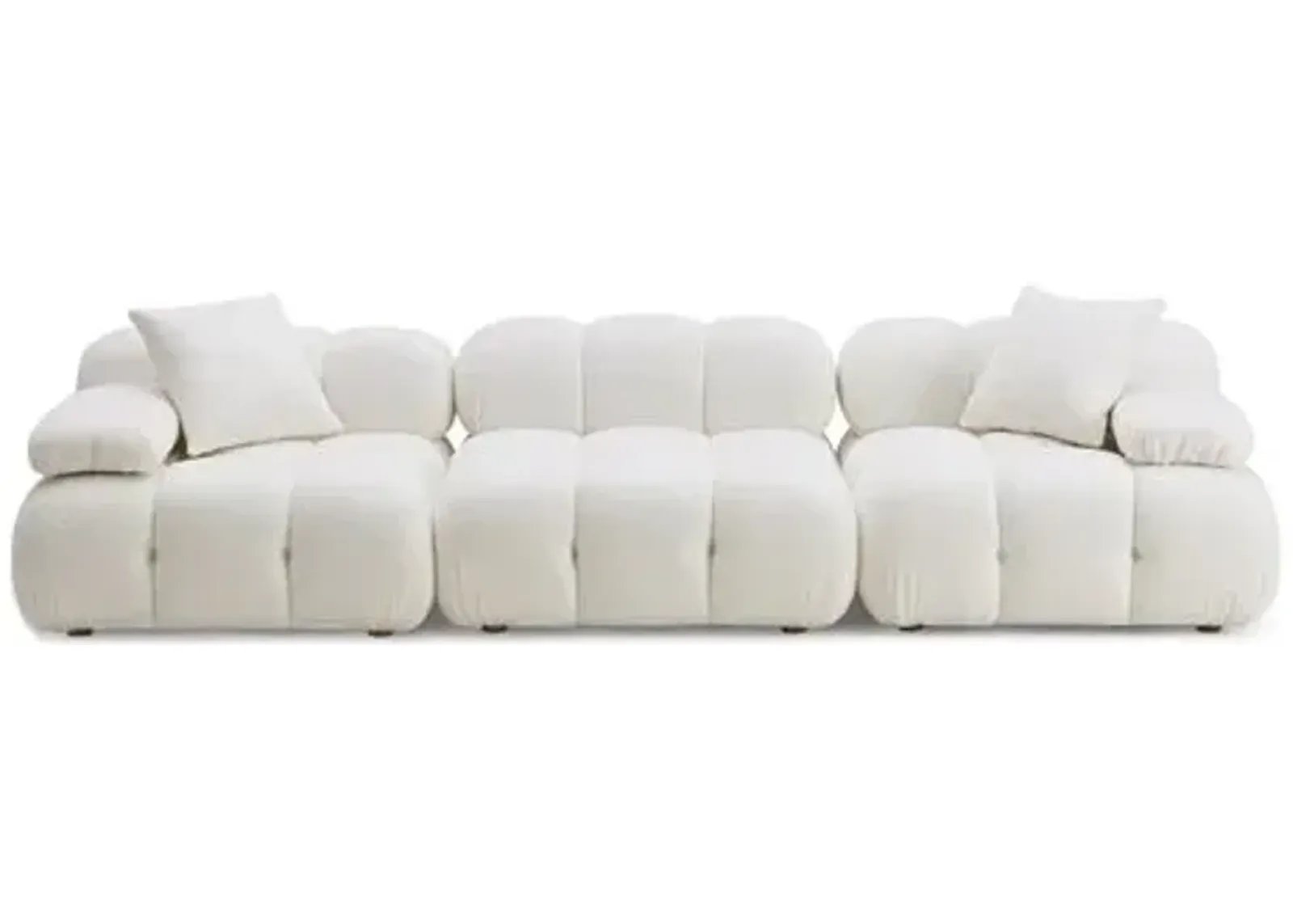 Hudson Modular Sofa - Cream Vegan Shearling