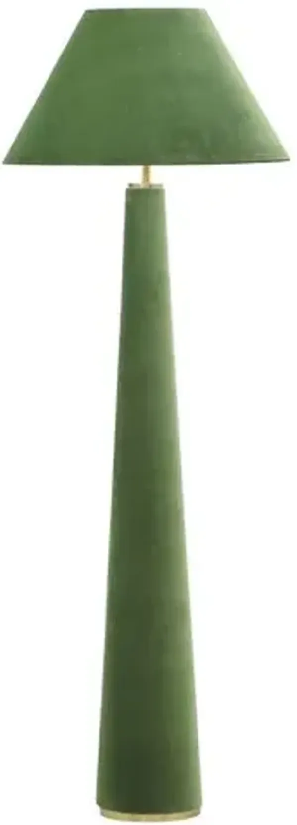 Henry Velvet Floor Lamp