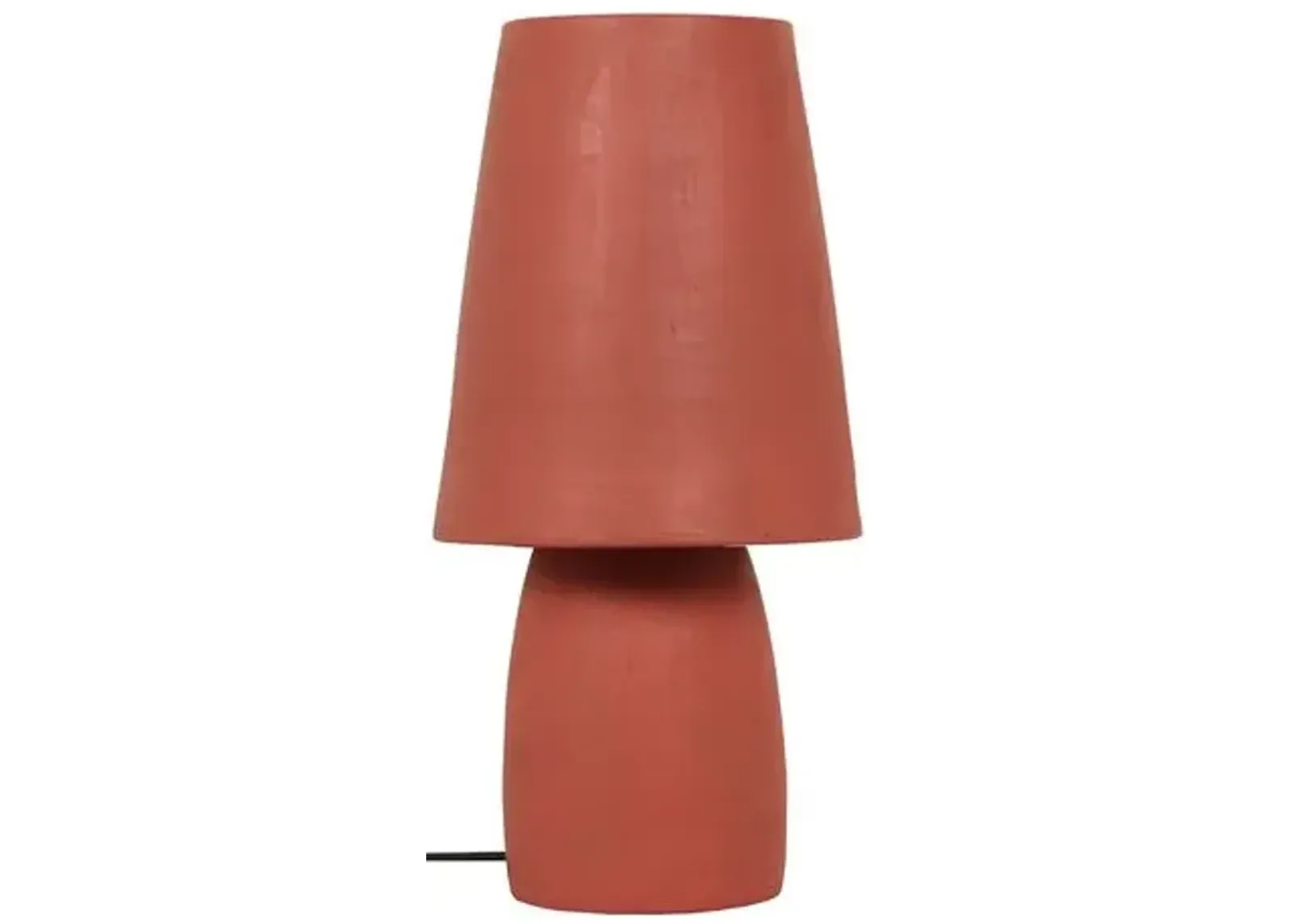 Pixie Terracota Table Lamp - Red