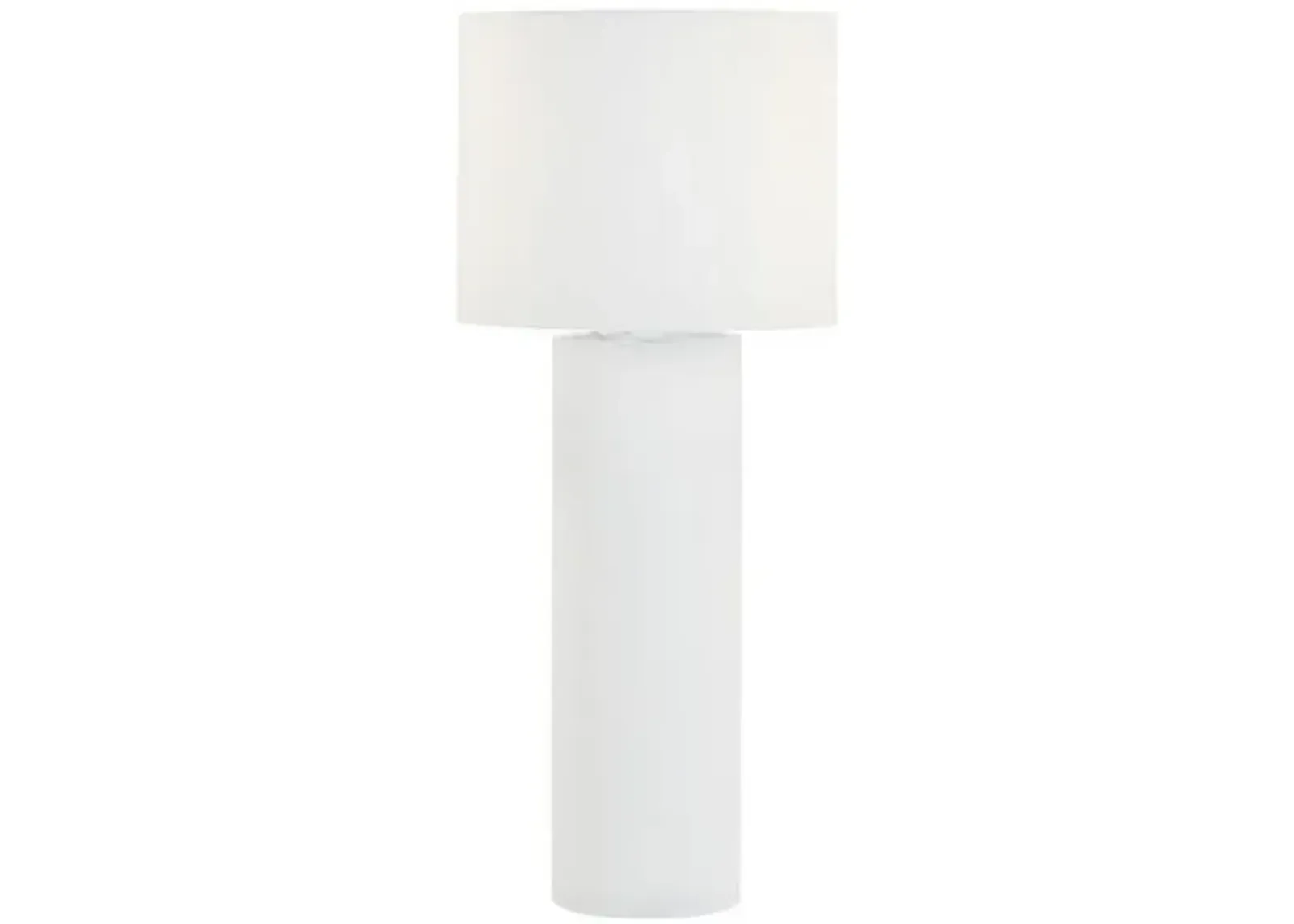 Zane Linen Floor Lamp - Cream