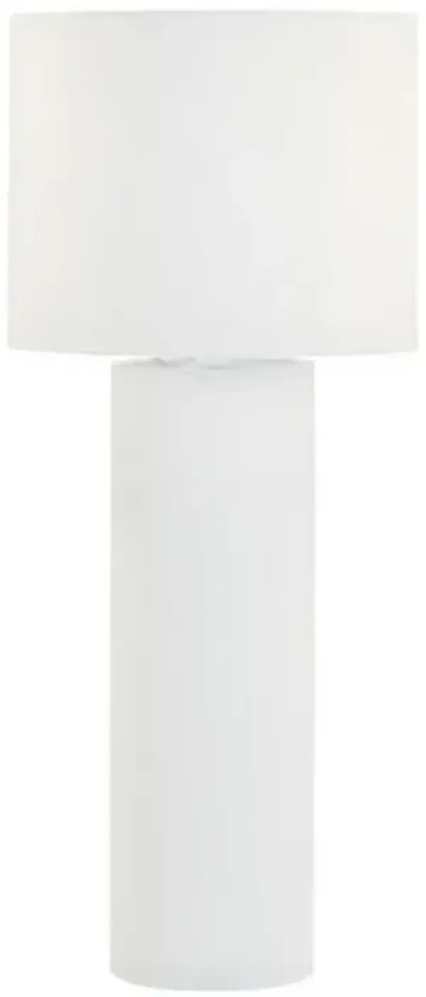 Zane Linen Floor Lamp - Cream