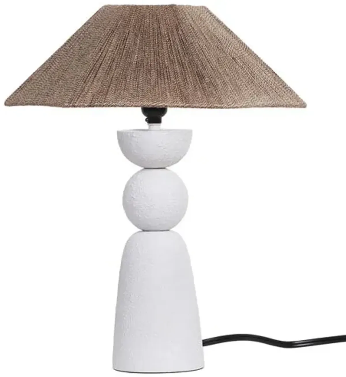 Beckham Rope Table Lamp - Natural/White - Multi