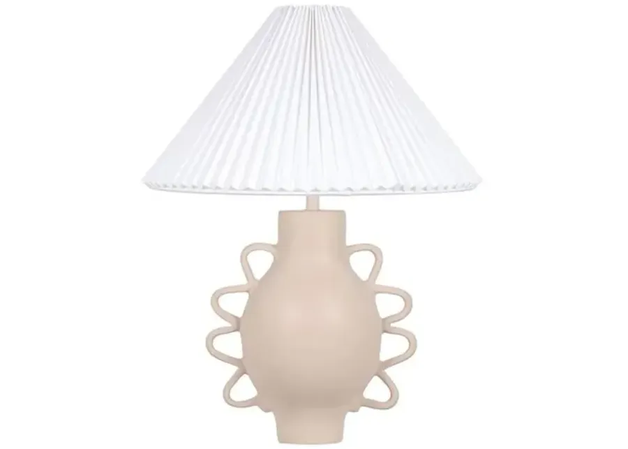 Nova Pleated Shade Table Lamp - Beige