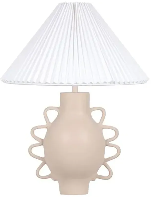 Nova Pleated Shade Table Lamp - Beige