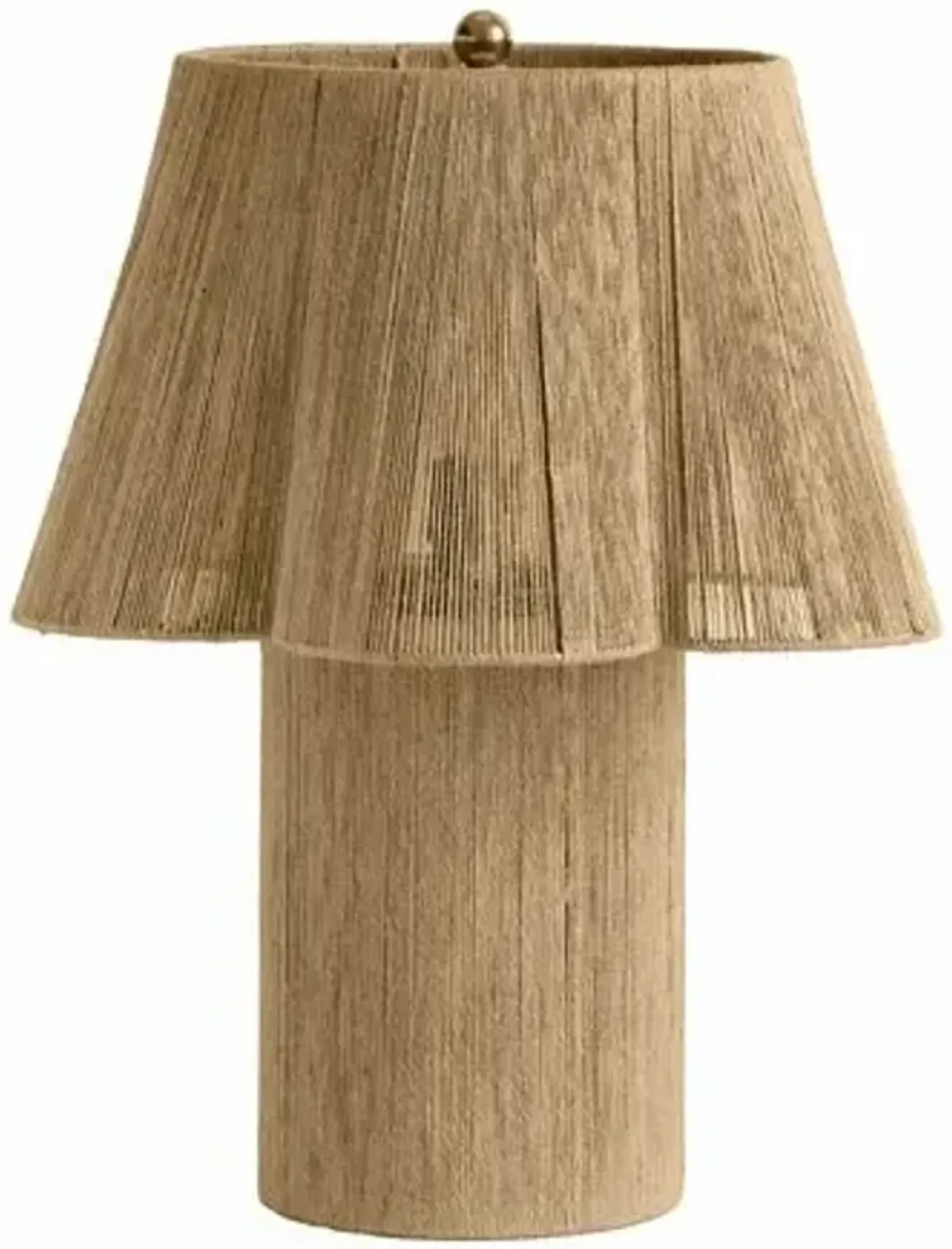 Everly Jute Table Lamp - Natural - Brown