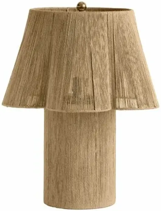 Everly Jute Table Lamp - Natural - Brown