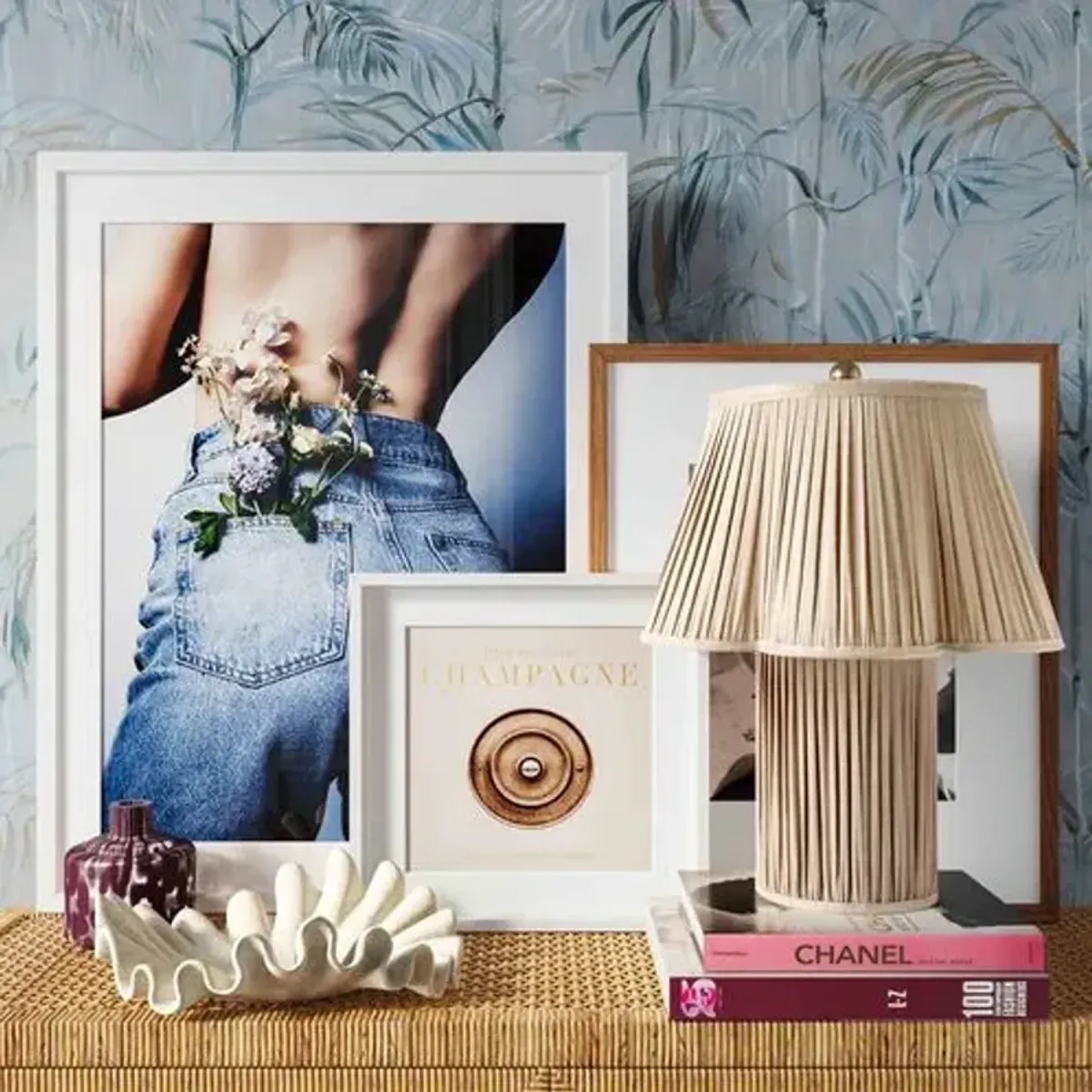 Everly Linen Table Lamp - Beige