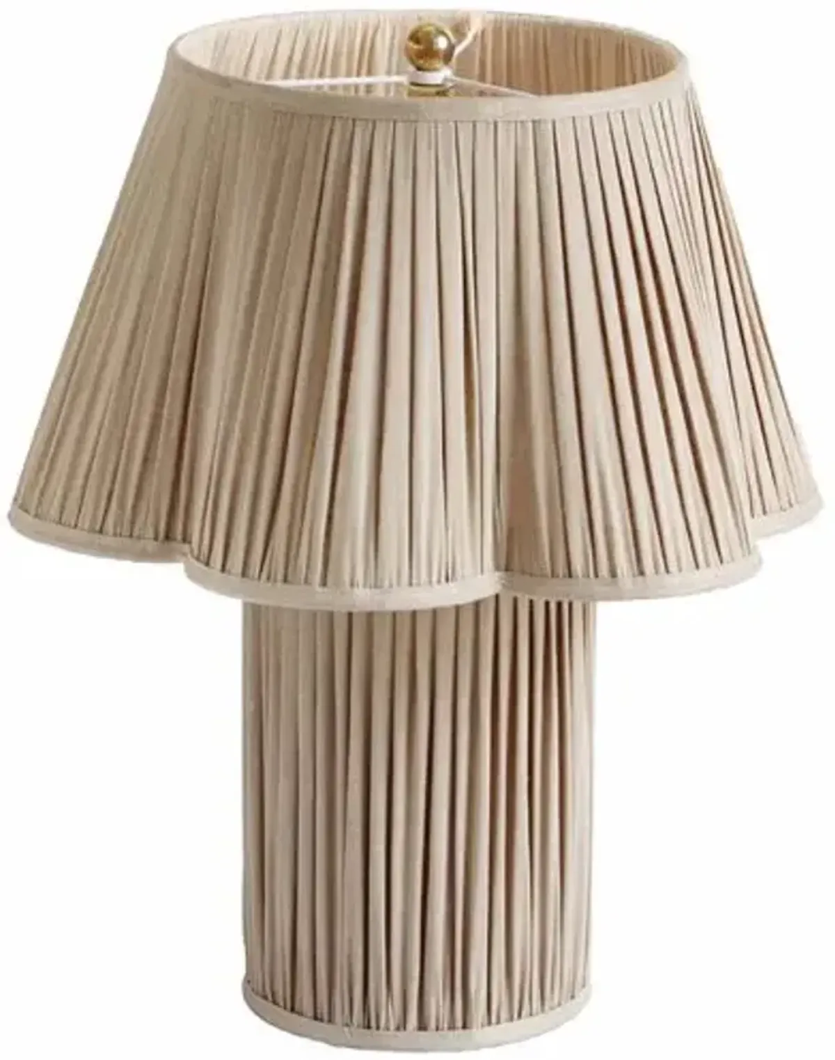 Everly Linen Table Lamp - Beige