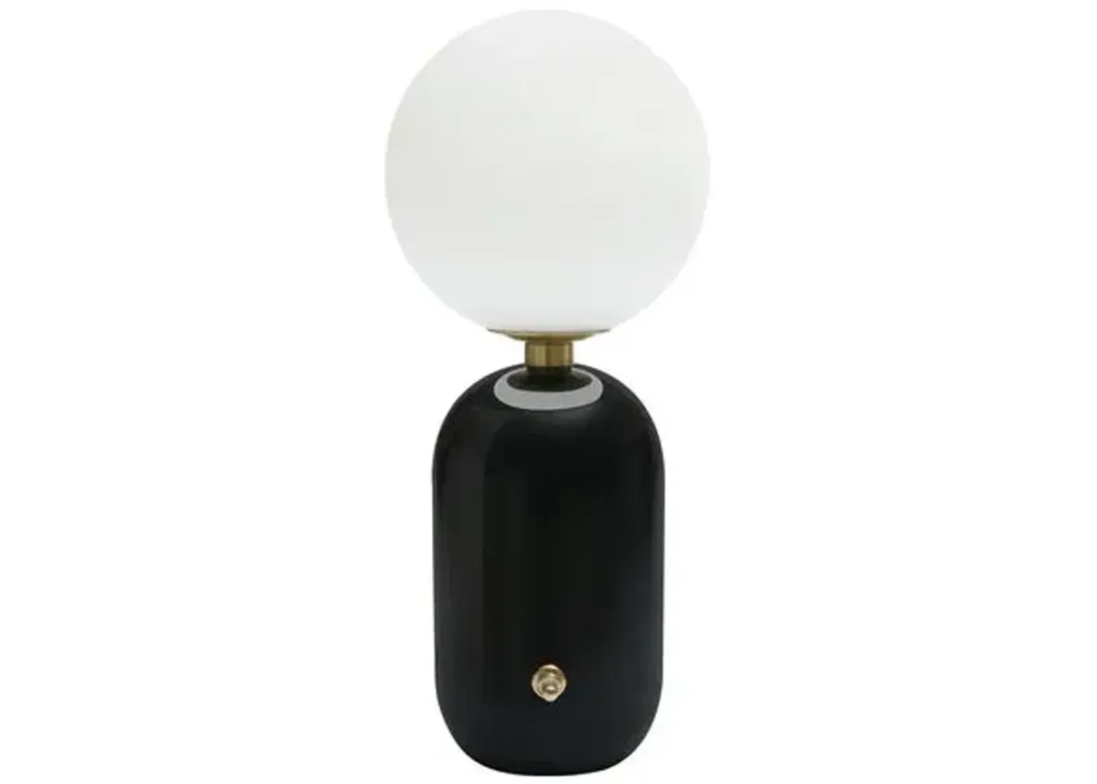 Theodore Globe Table Lamp - Black