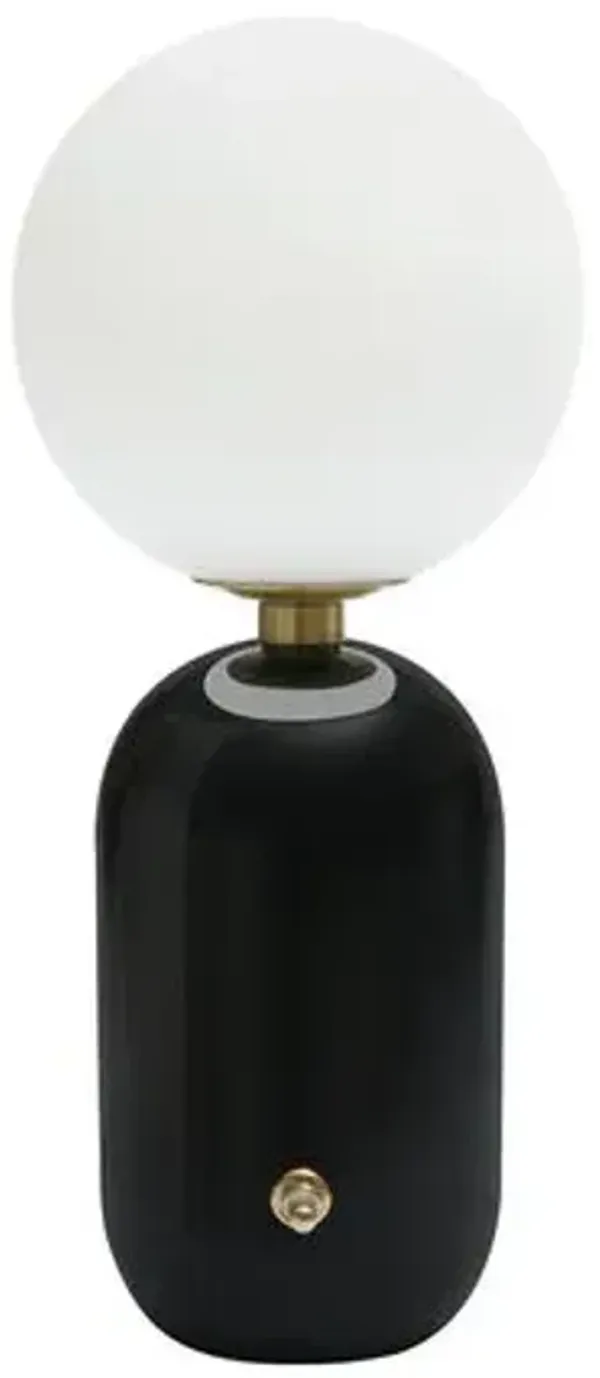 Theodore Globe Table Lamp - Black