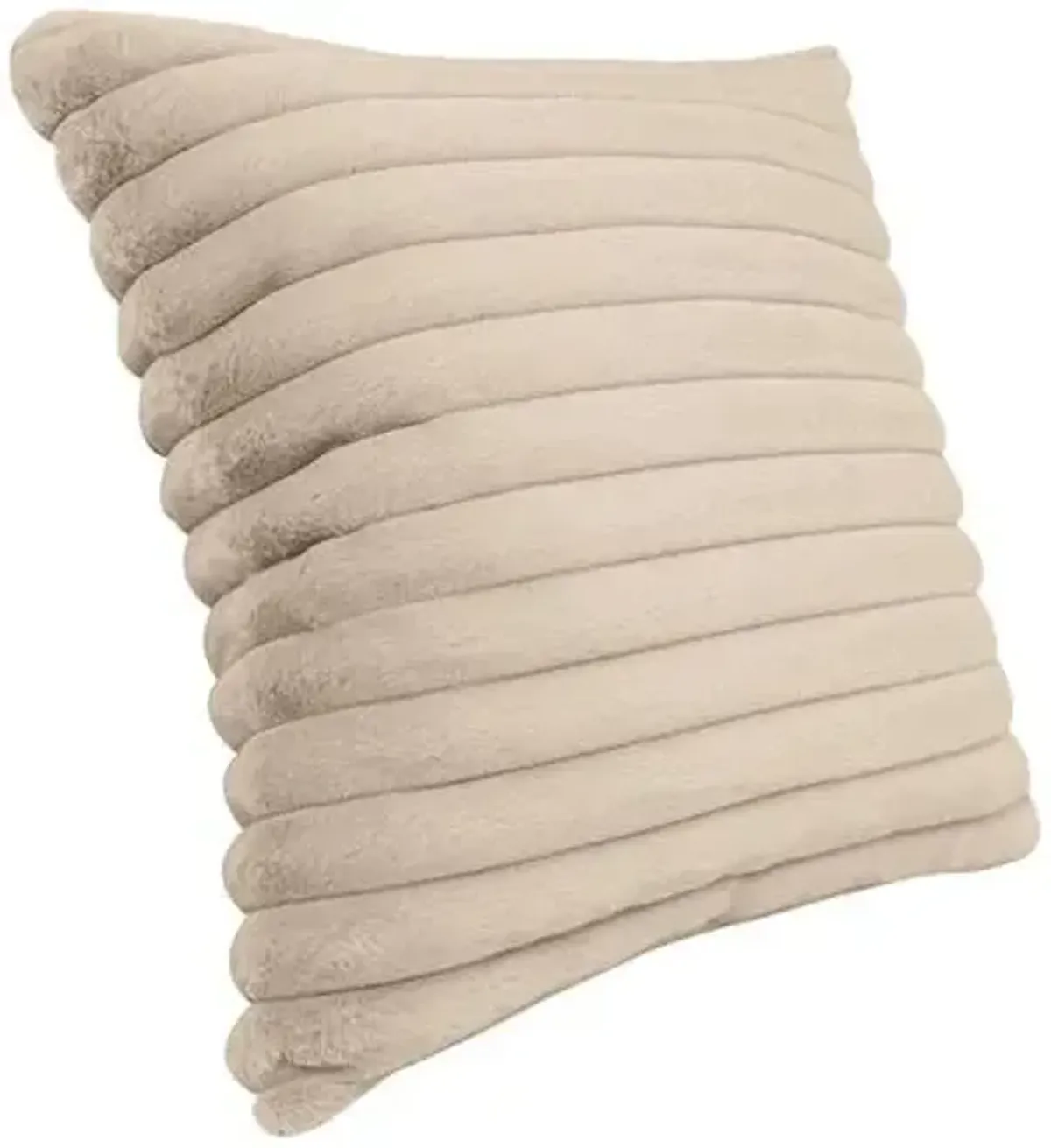 Nora Vegan Fur Channeled Pillow