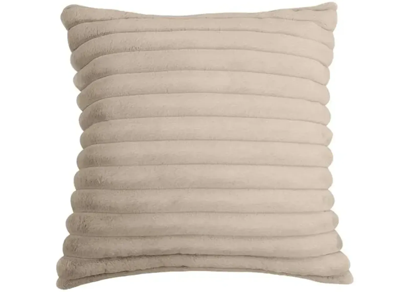 Nora Vegan Fur Channeled Pillow