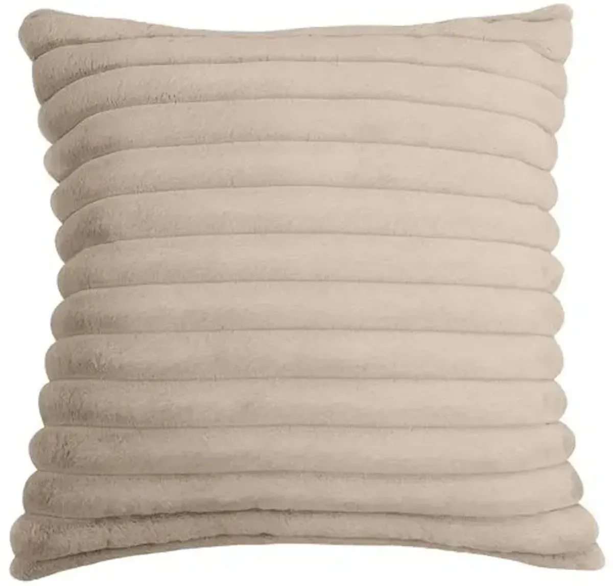 Nora Vegan Fur Channeled Pillow