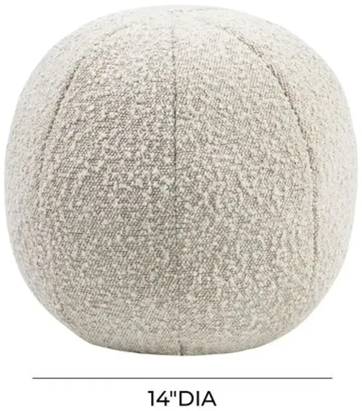 Miles Ball Pillow - Boucle