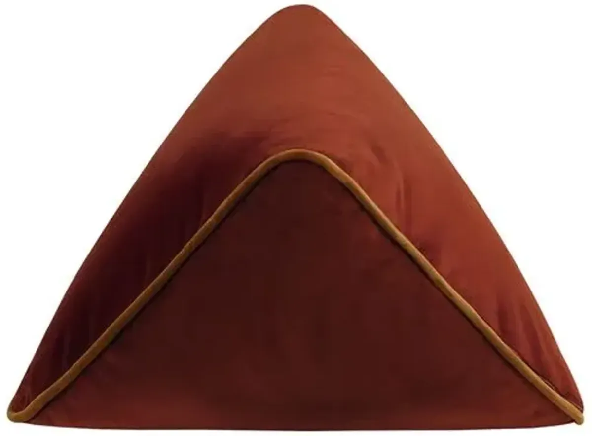 Nova 16x16 Pyramid Velvet Pillow