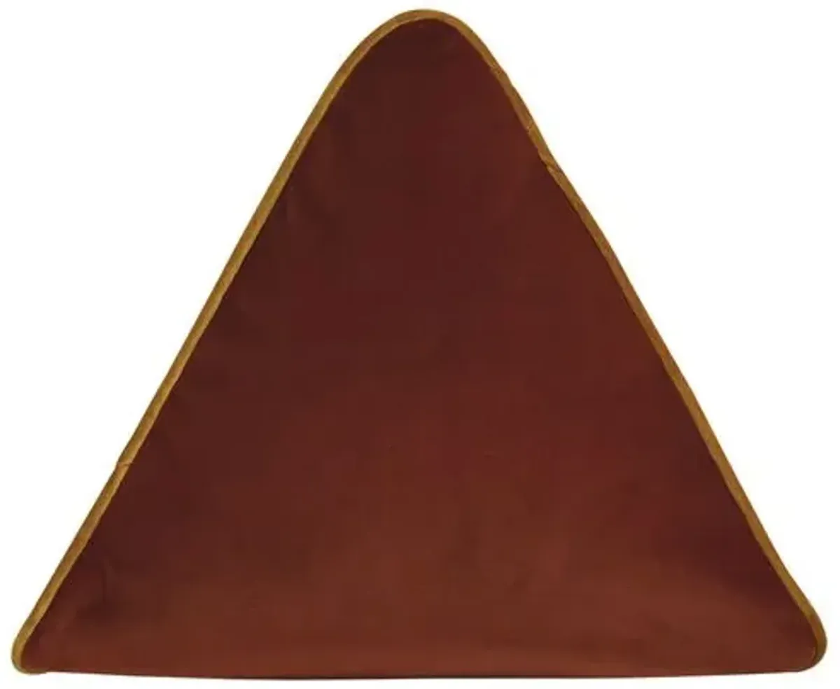 Nova 16x16 Pyramid Velvet Pillow