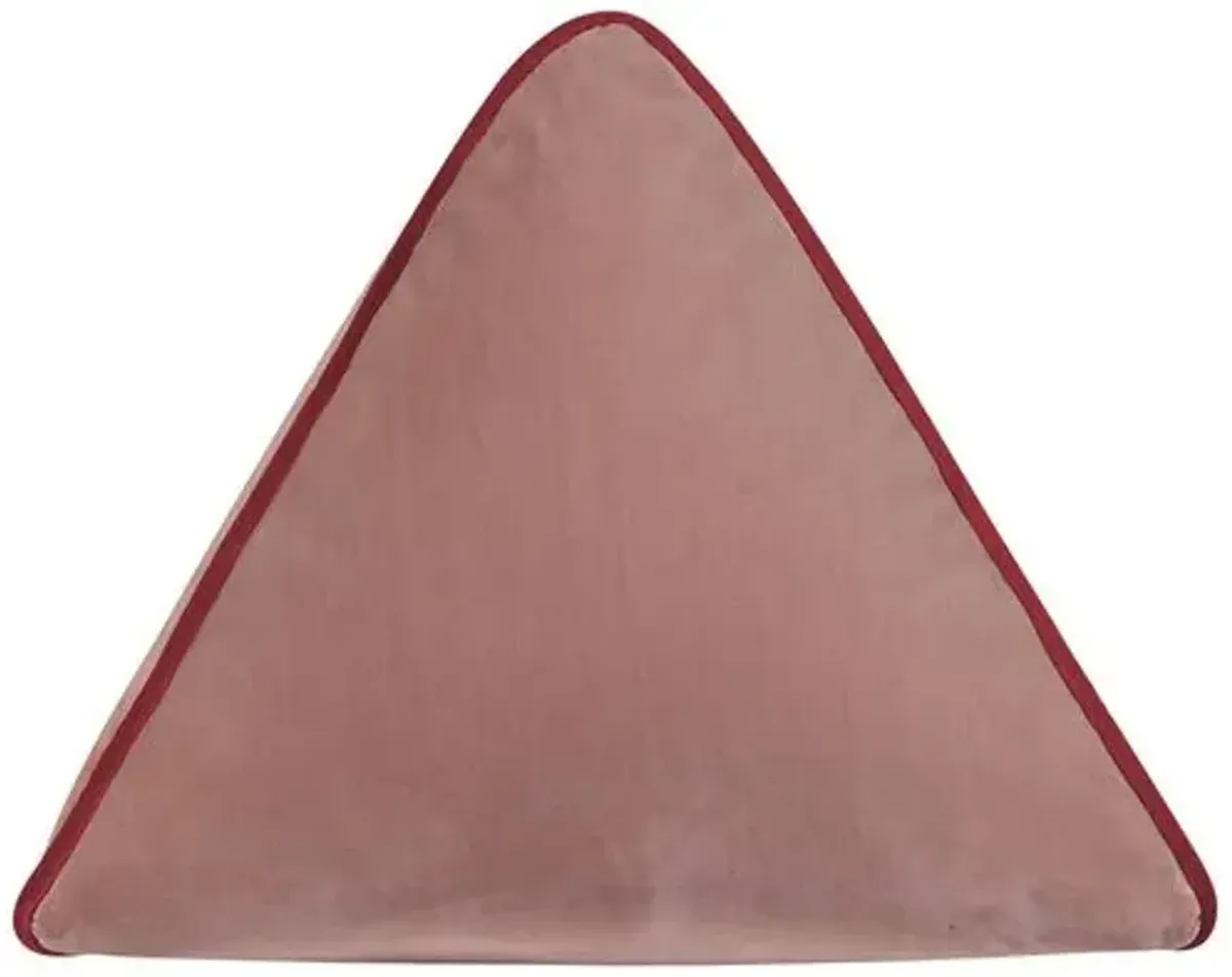 Nova 16x16 Pyramid Velvet Pillow