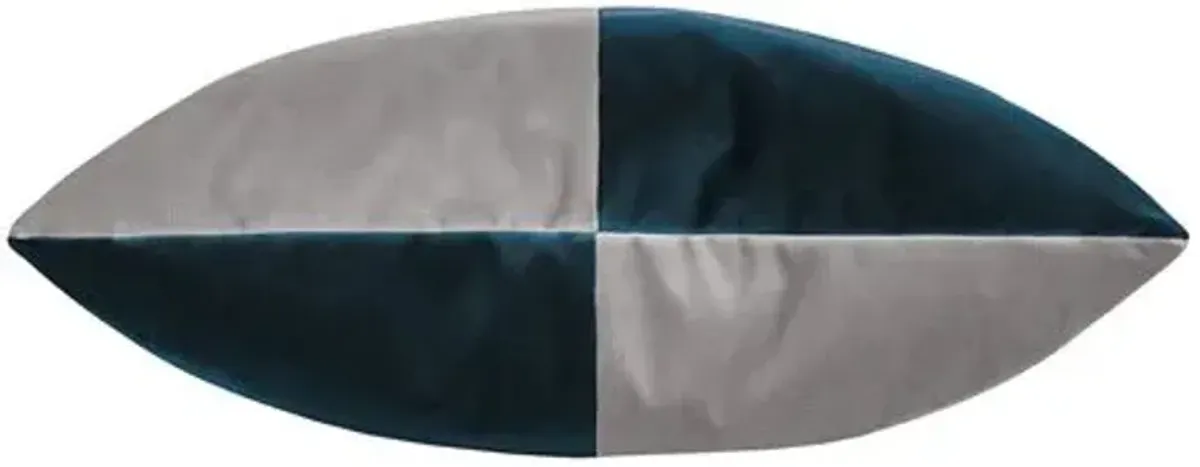 Nova Colorblock Velvet Pillow