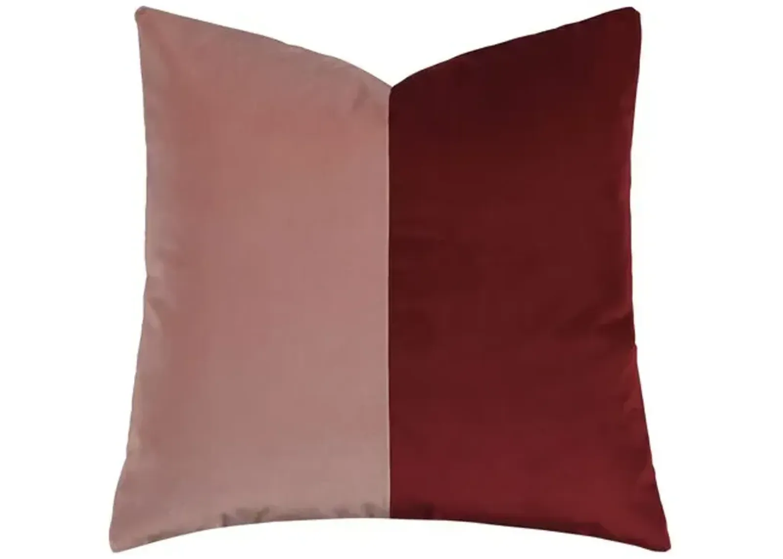 Nova Colorblock Velvet Pillow