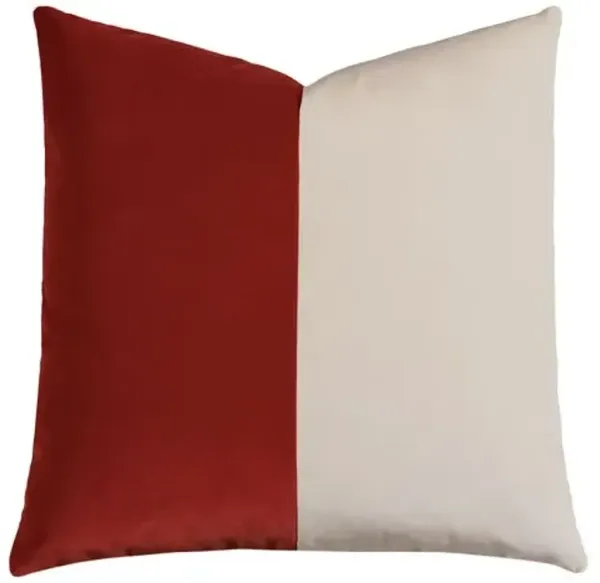 Nova Colorblock Velvet Pillow