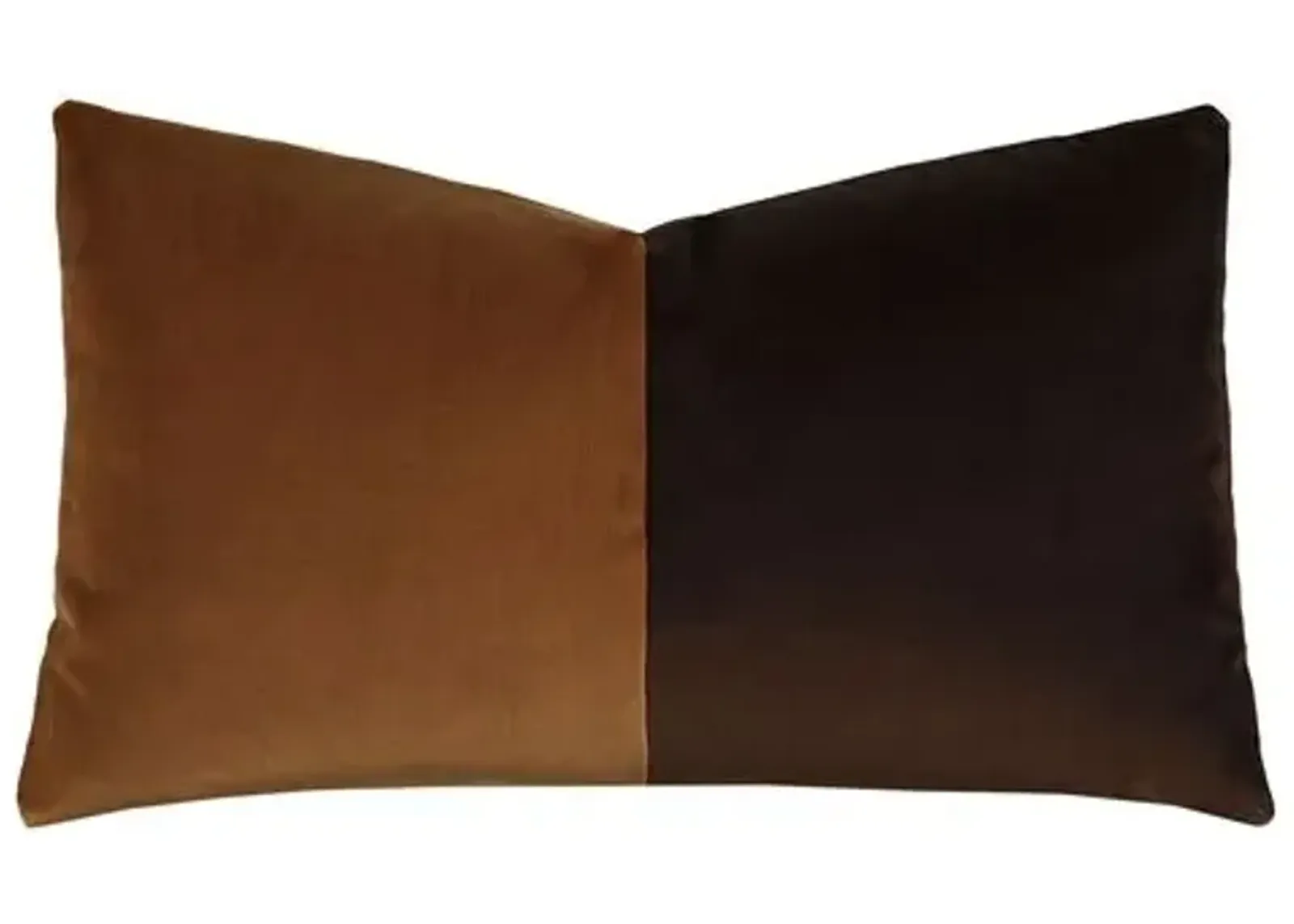 Nova Colorblock Velvet Lumbar Pillow