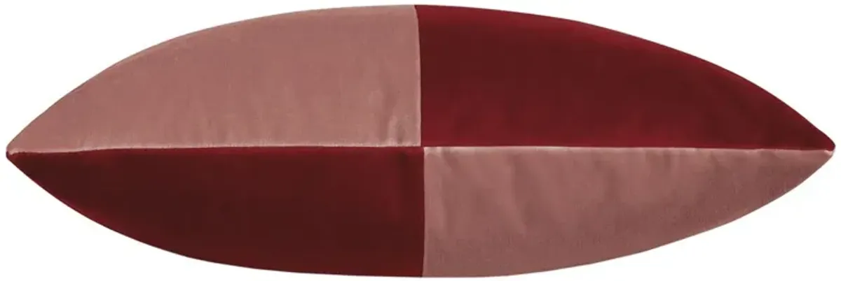 Nova Colorblock Velvet Lumbar Pillow