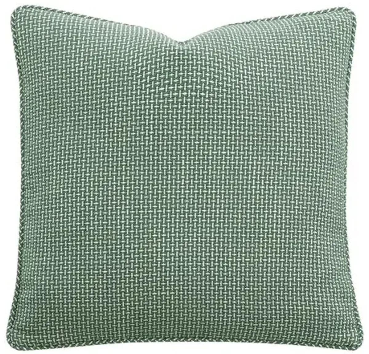 Serena Crosshatched Pillow - Pistachio