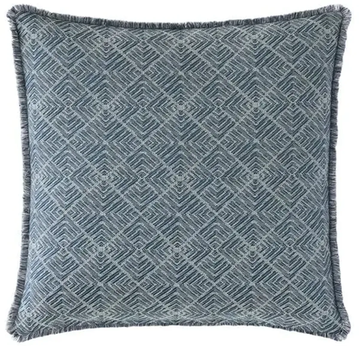 Allegra Ikat Pillow - Indigo