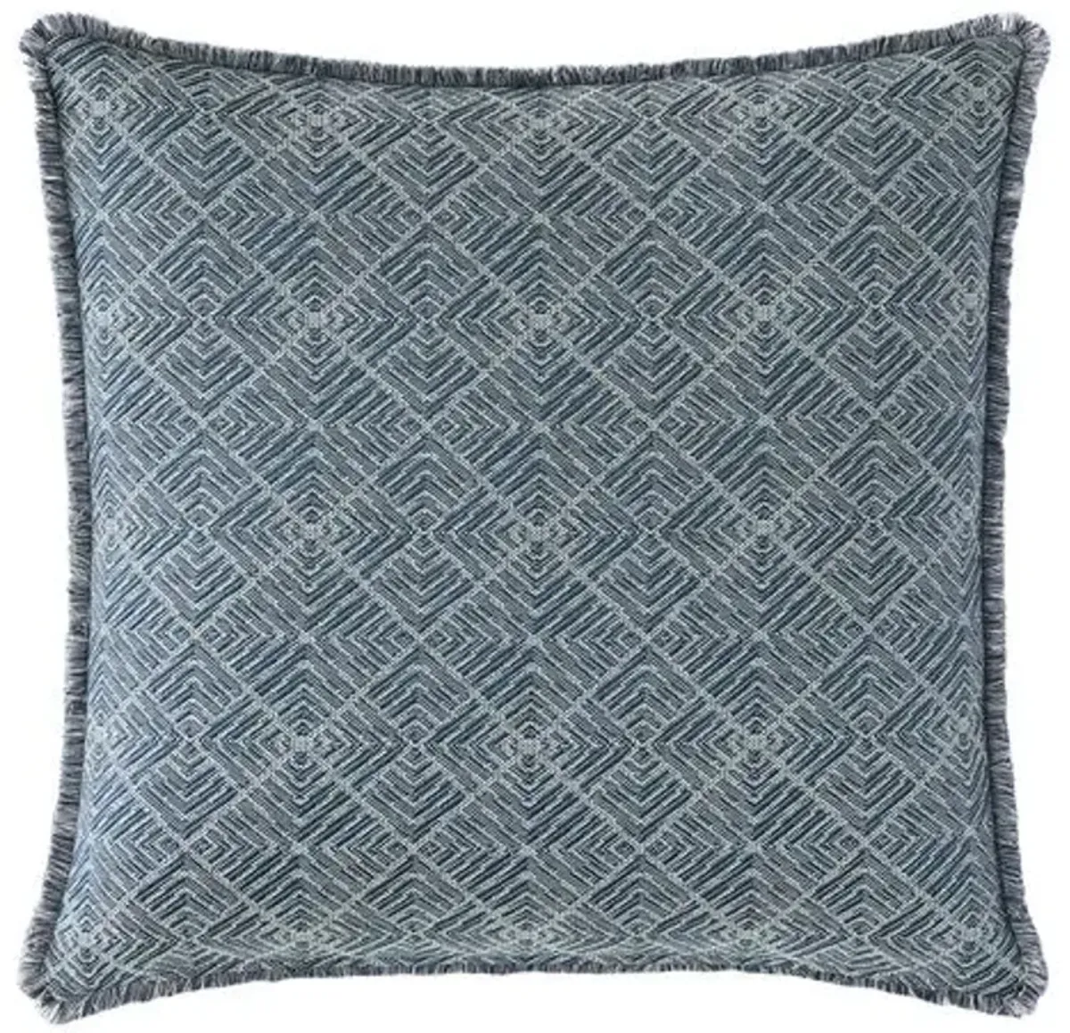 Allegra Ikat Pillow - Indigo