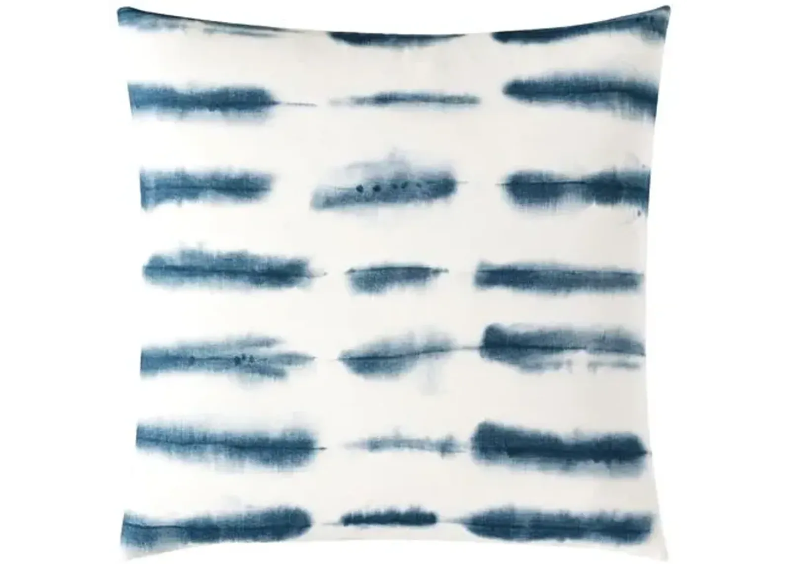 Allegra Abstract Pillow - Indigo/White