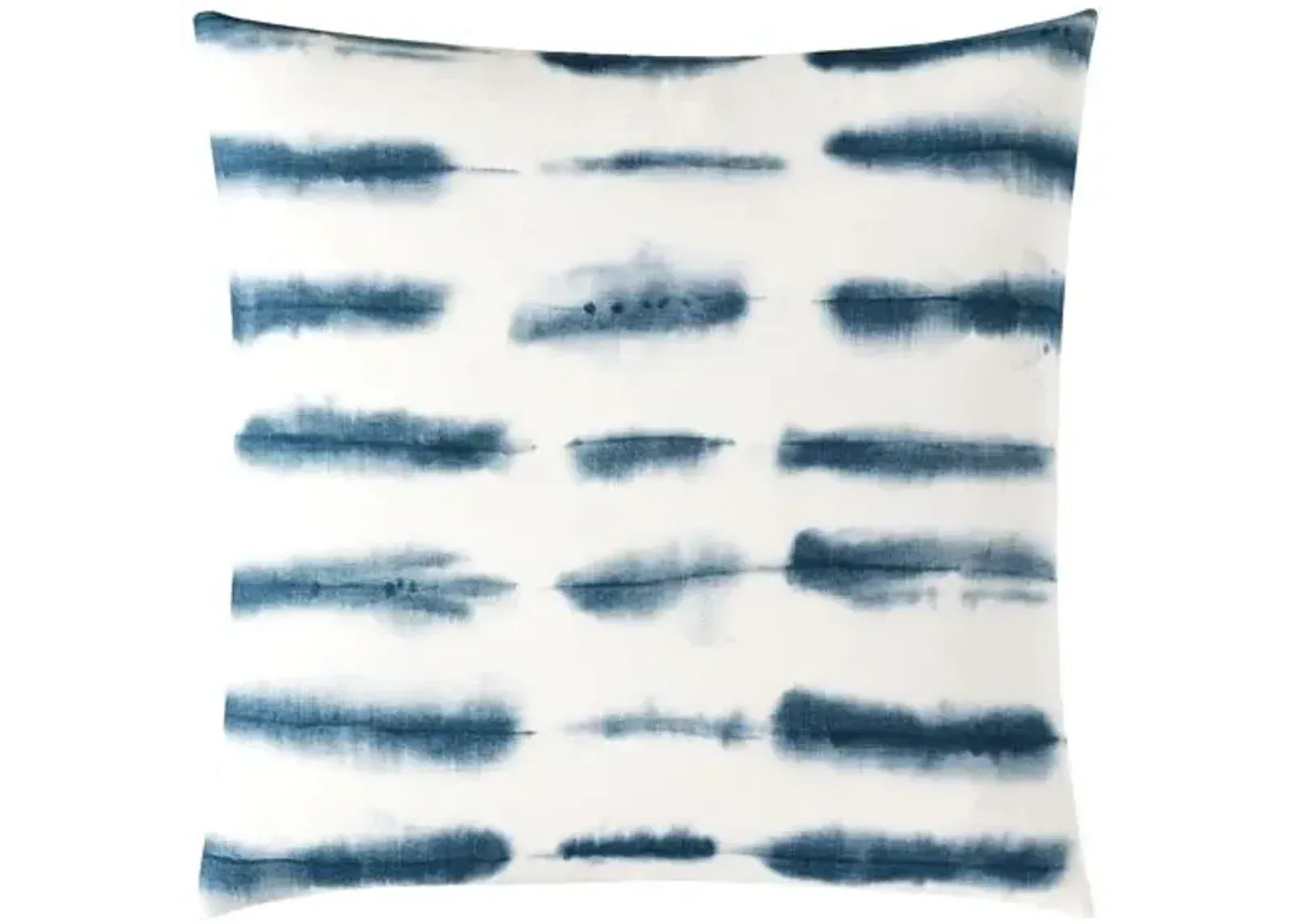 Allegra Abstract Pillow - Indigo/White