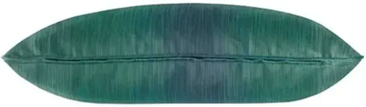 Calypso Ombre Lumbar Pillow - Peacock