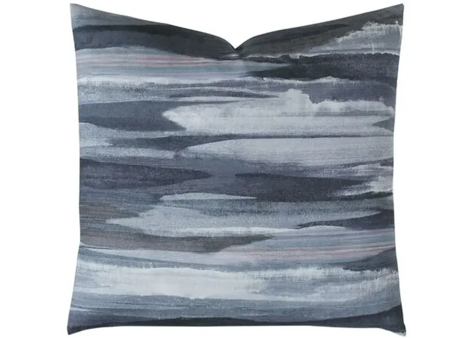 Oceana Watercolor Pillow - Storm