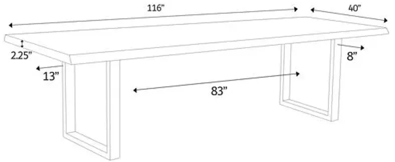 Joshua U-Base Dining Table