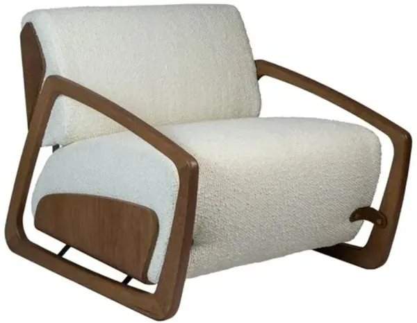 Belinda Modern Brazilian Accent Chair - Handcrafted - Ivory, Comfortable, Durable