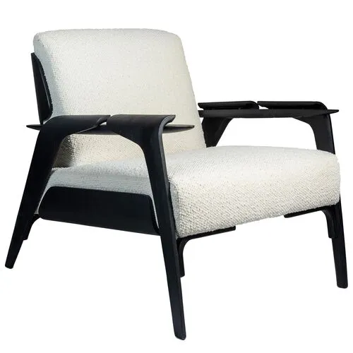 Milly Modern Brazilian Accent Chair - Black, Comfortable, Durable