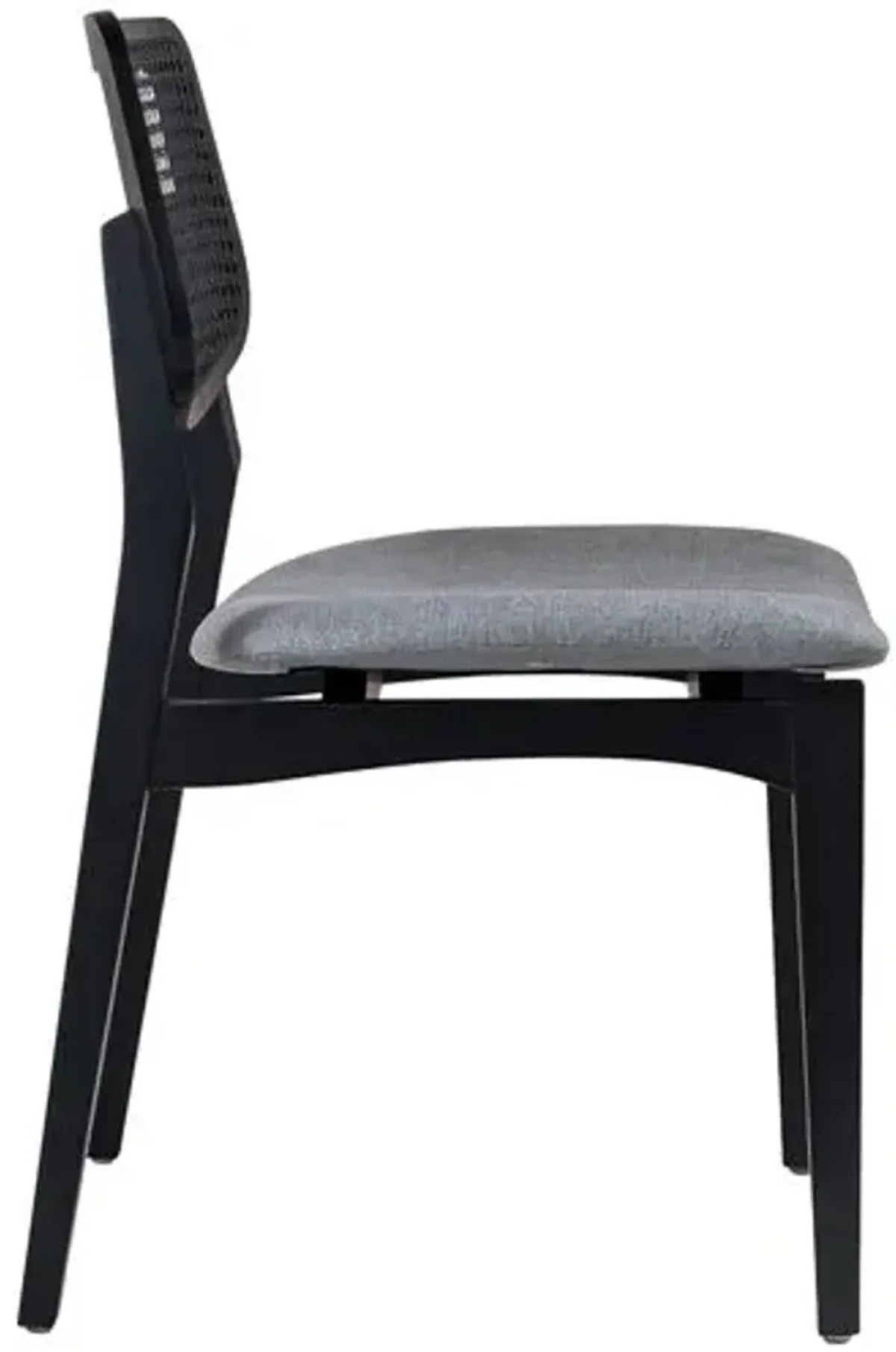 Kylo Cane Side Chair - Gray