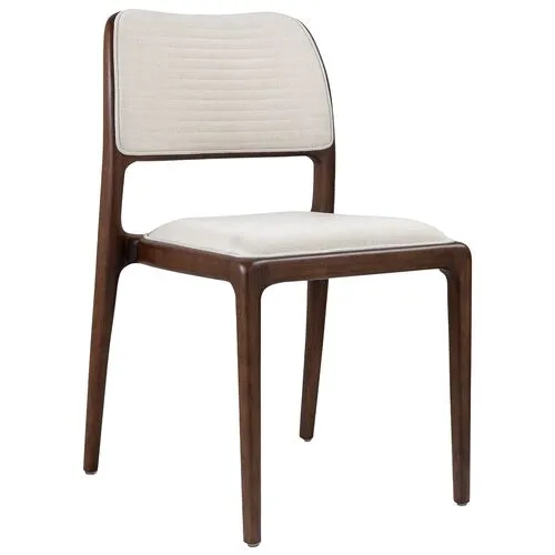 Mensa Modern Brazilian Side Chair - Brown