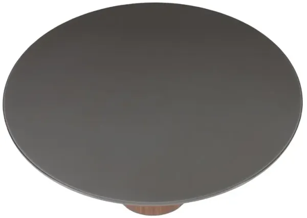 Monica Glass Top Round Dining Table