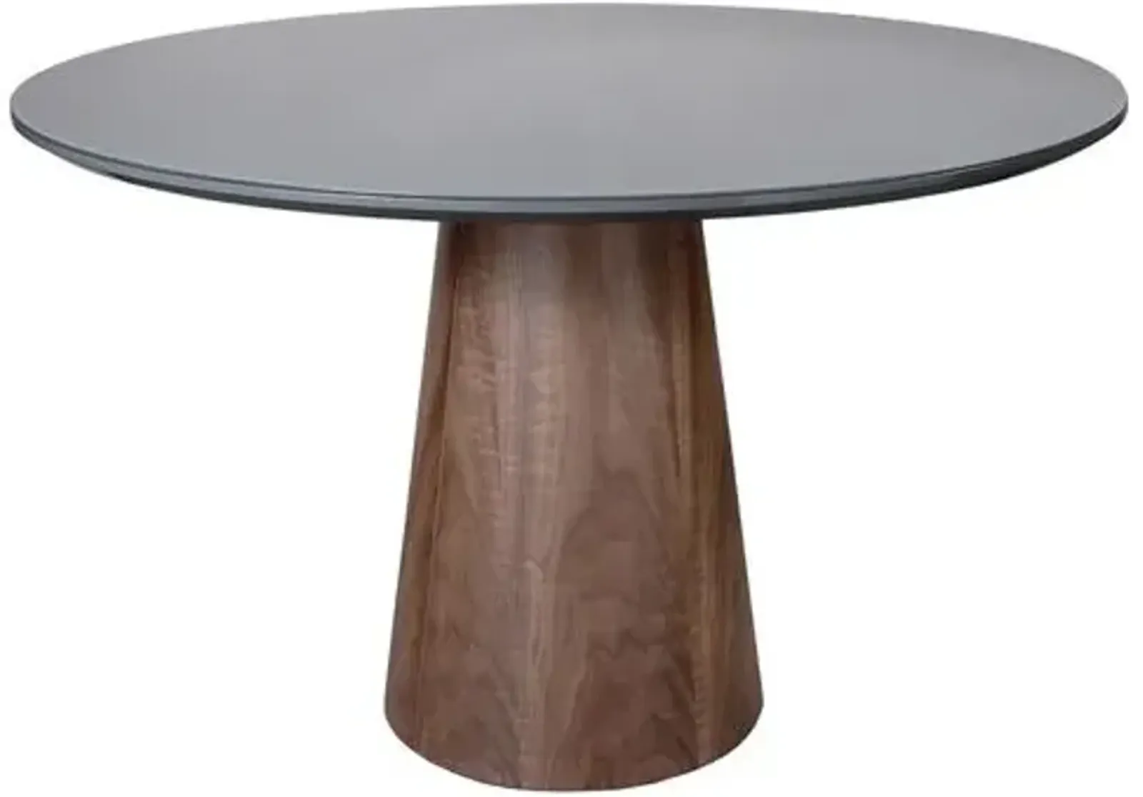 Monica Glass Top Round Dining Table