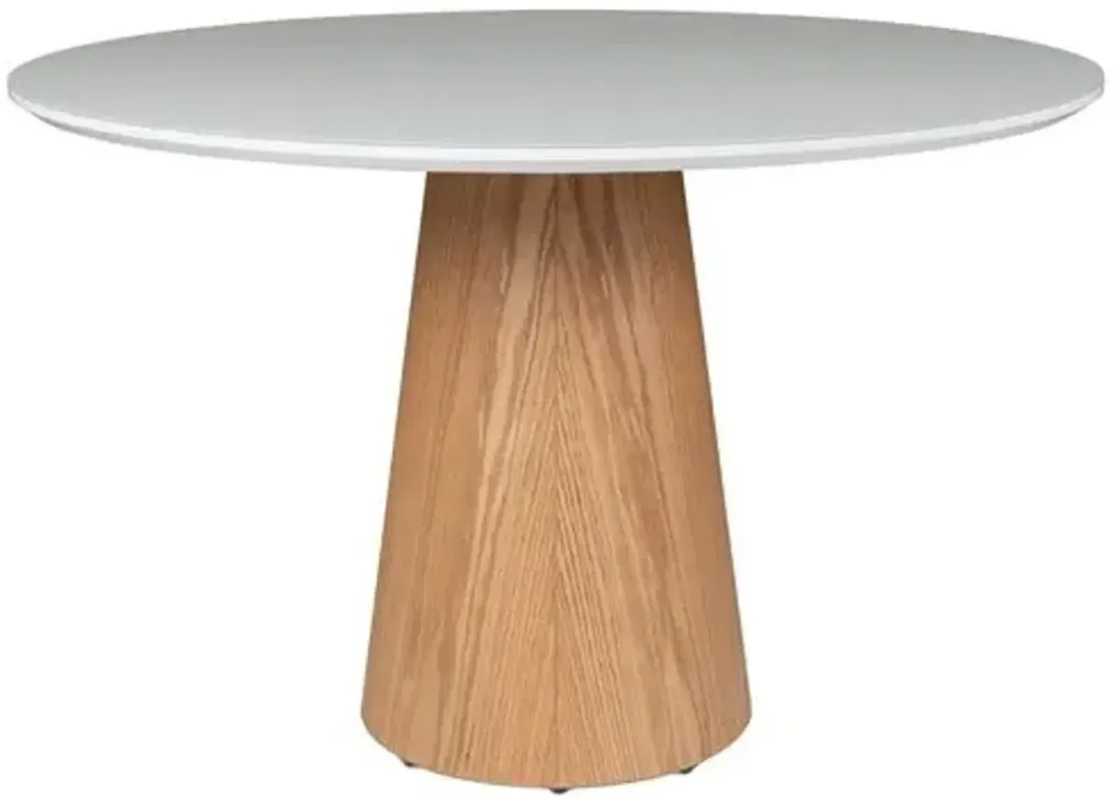 Monica Glass Top Round Dining Table