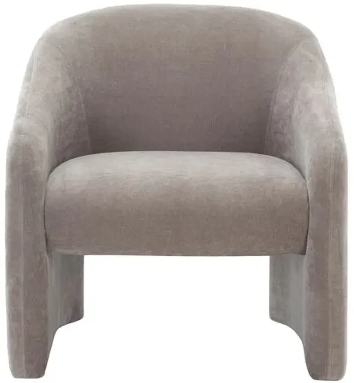 Nora Accent Chair - Brown, Comfortable, Durable, Cushioned