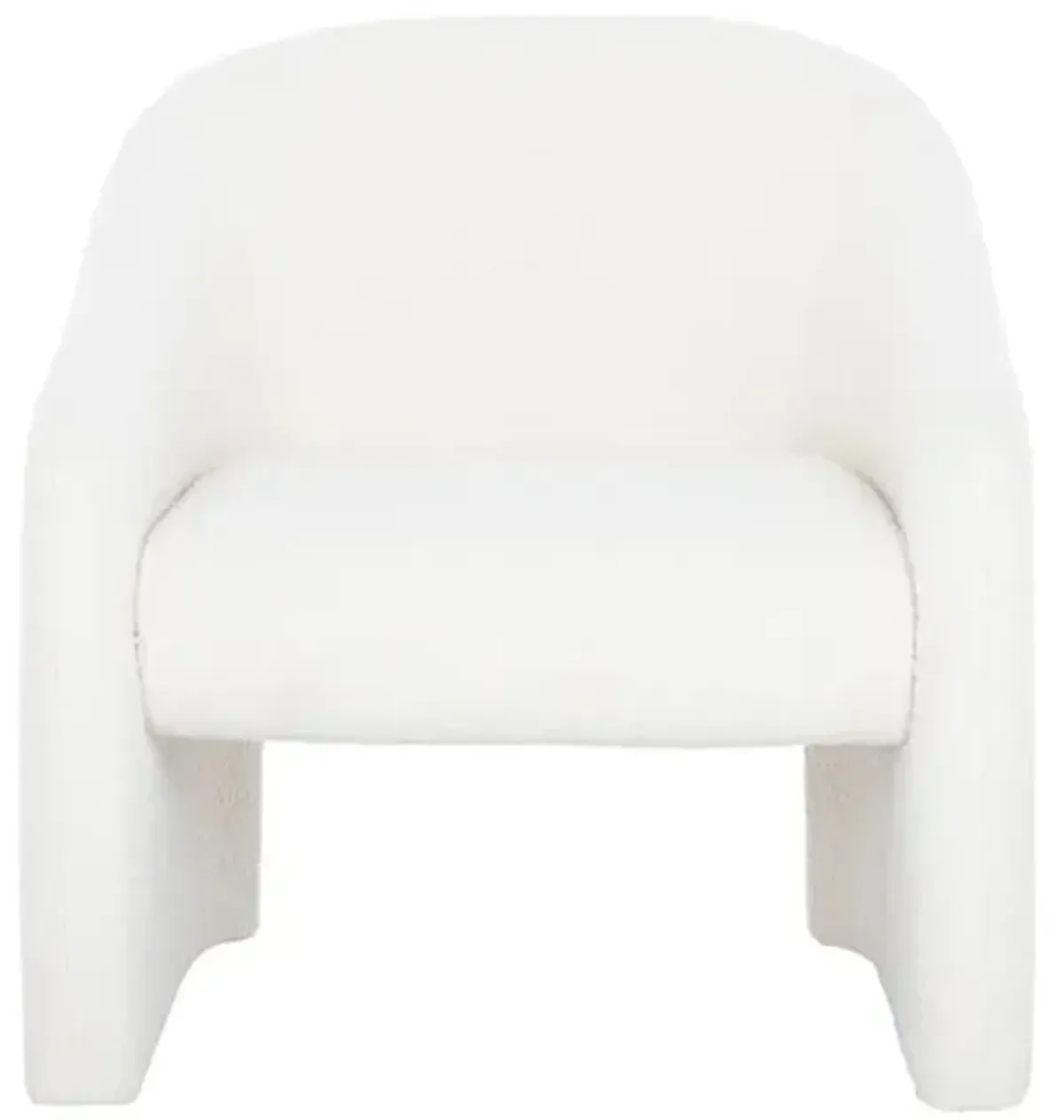 Nora Accent Chair - White, Comfortable, Durable, Cushioned