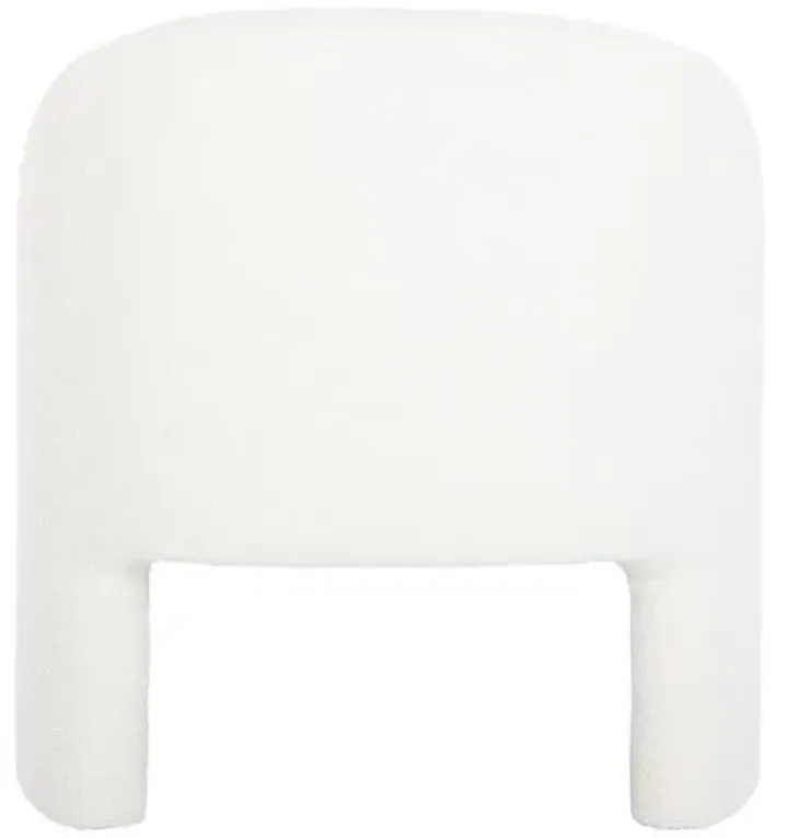 Nora Accent Chair - White, Comfortable, Durable, Cushioned