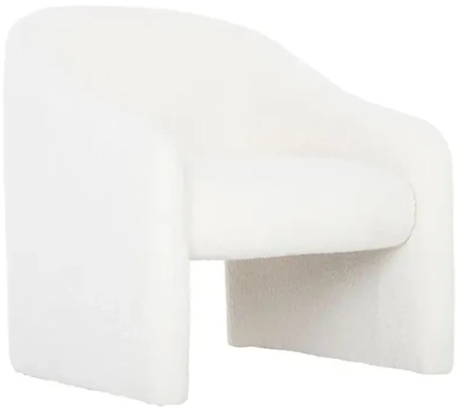 Nora Accent Chair - White, Comfortable, Durable, Cushioned