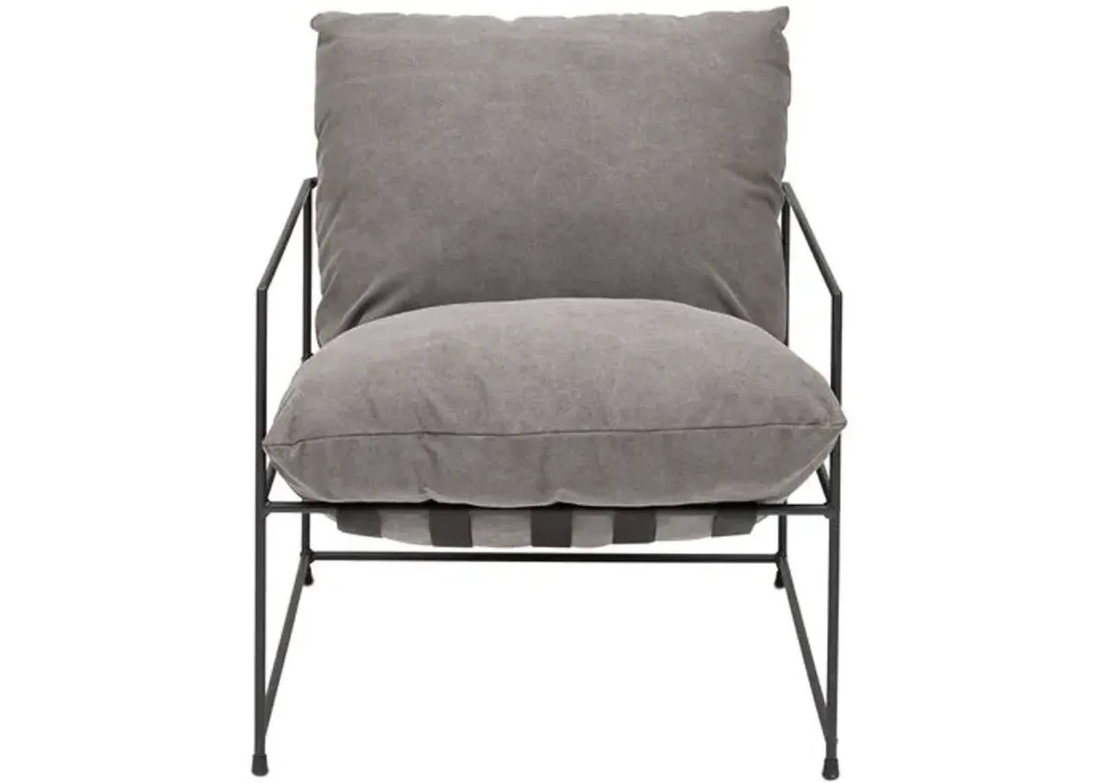 Holden Accent Chair - Gray, Comfortable, Durable, Cushioned