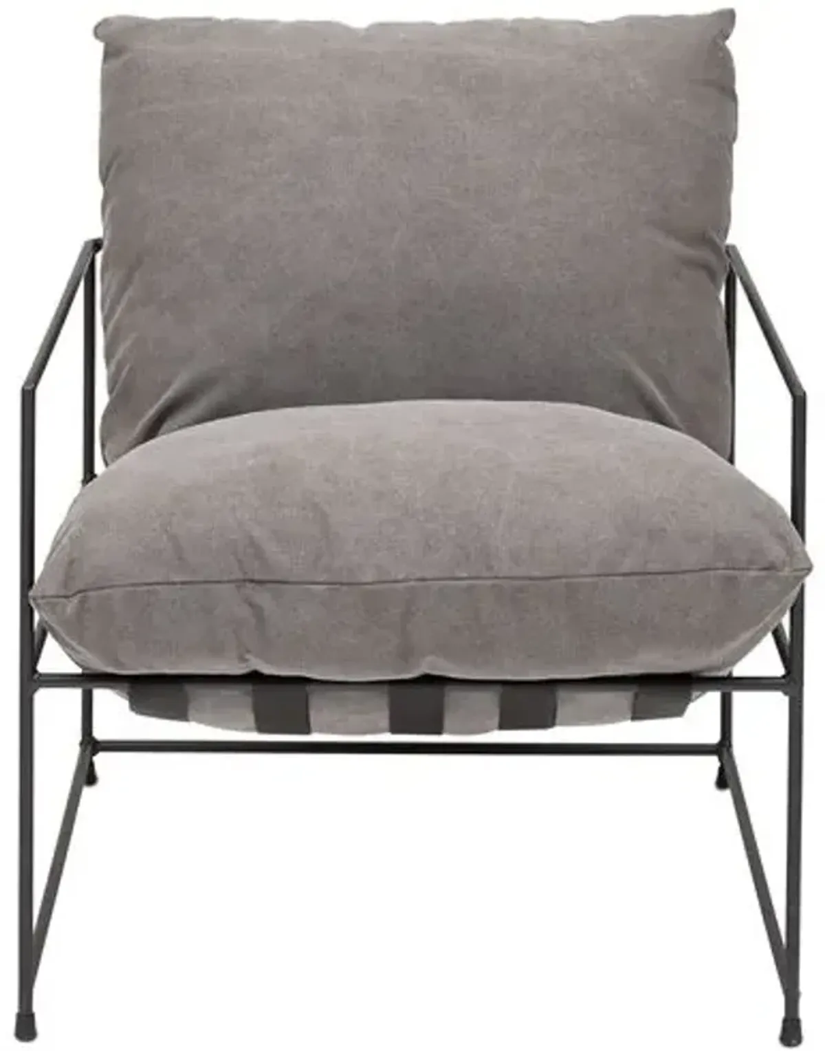 Holden Accent Chair - Gray, Comfortable, Durable, Cushioned